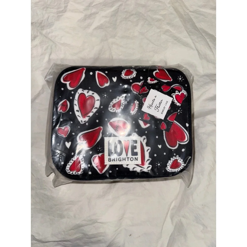 Brighton new in package- Hearts A Flutter Travel Jewelry Case